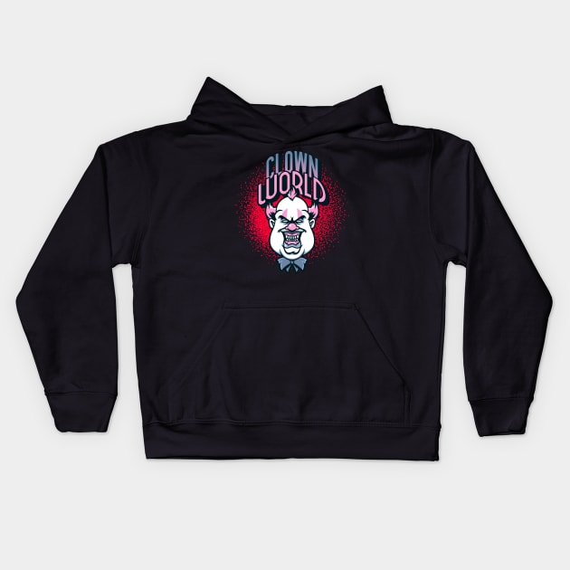 Clown World Kids Hoodie by SouthPasadenaTeeShop